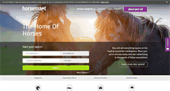 Desktop Screenshot of horsemart.co.uk