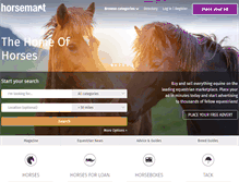 Tablet Screenshot of horsemart.co.uk